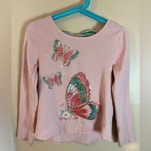 Set of long sleeve shirts with back bow